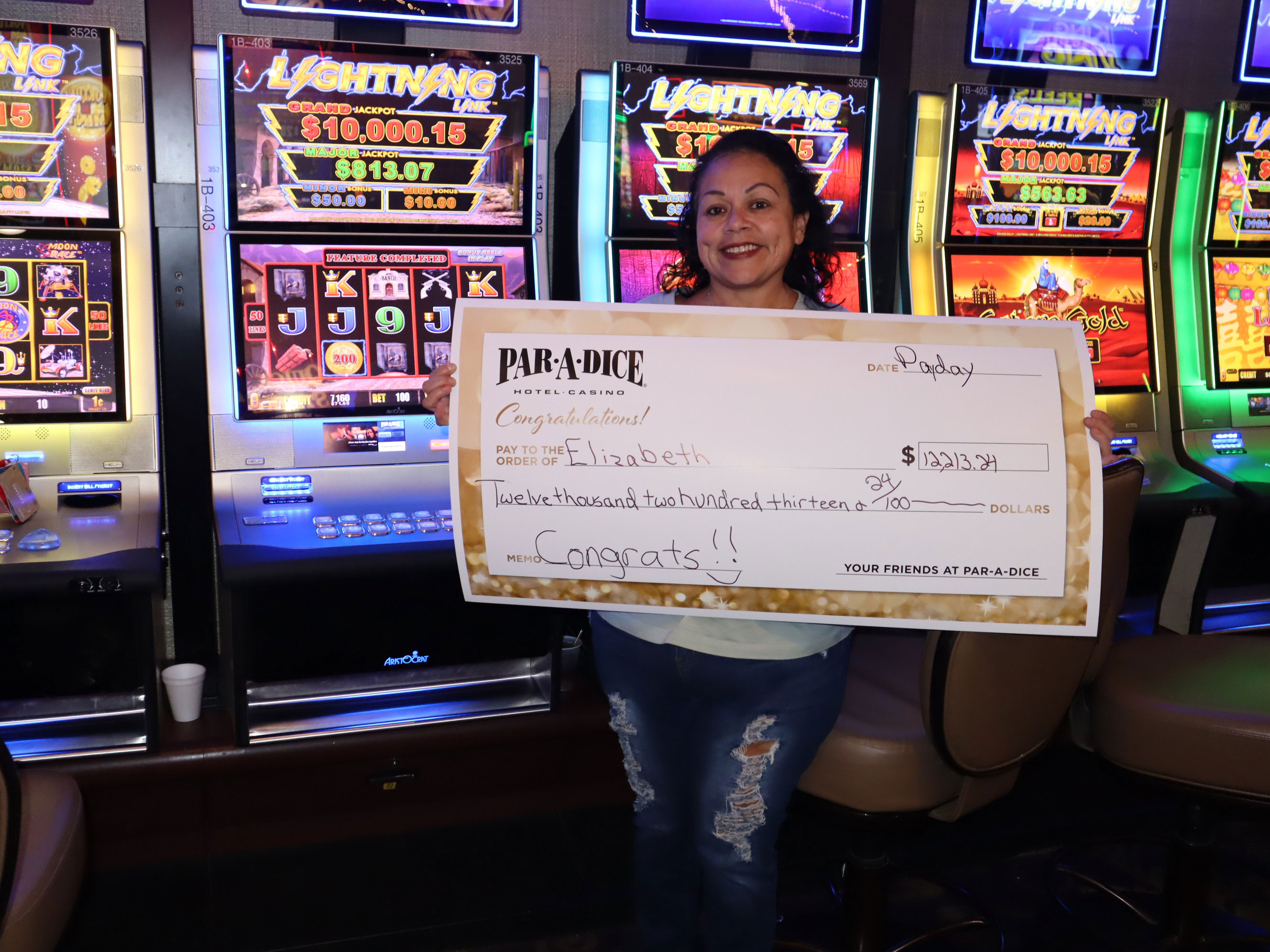 Elizabeth L $12,213 Winner