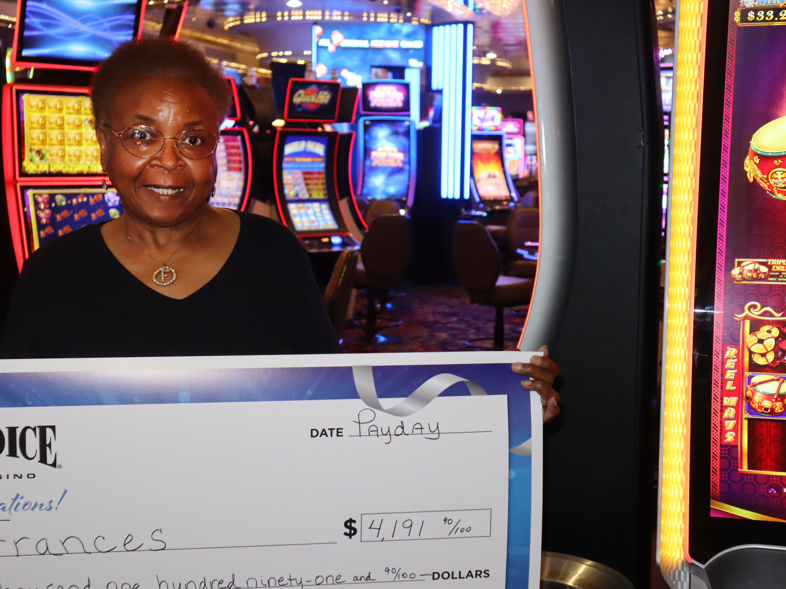 Frances W. $4,191 Winner