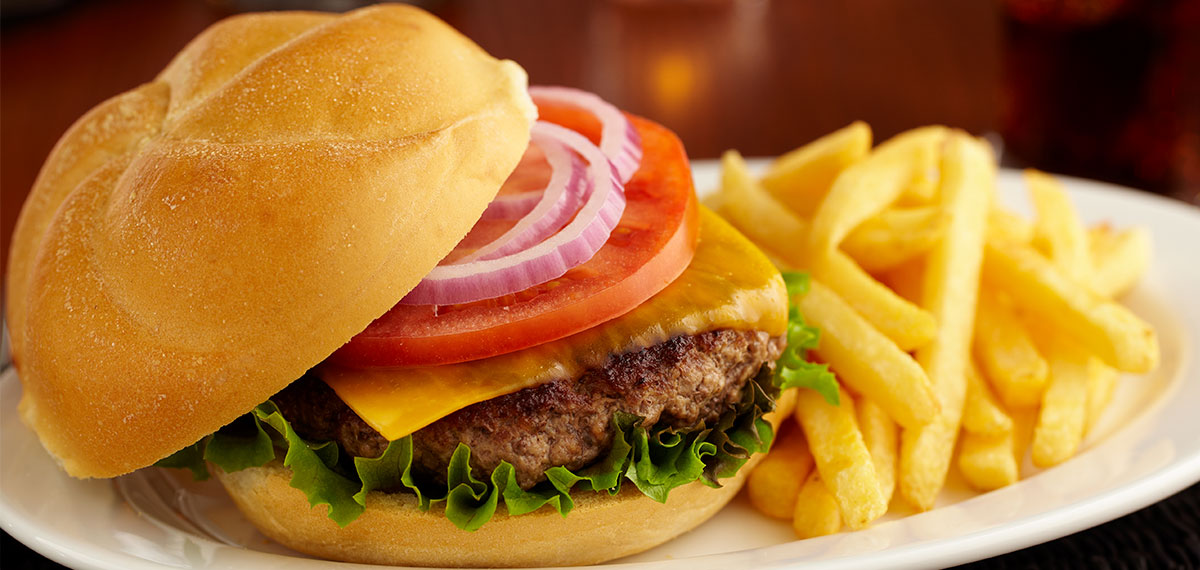 Cheeseburger and Fries