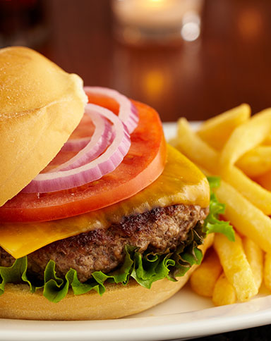 Cheeseburger and Fries